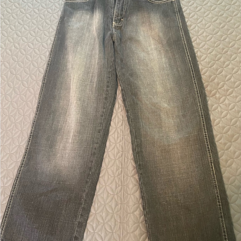 South Pole boys Washed Gray Relaxed Jeans
